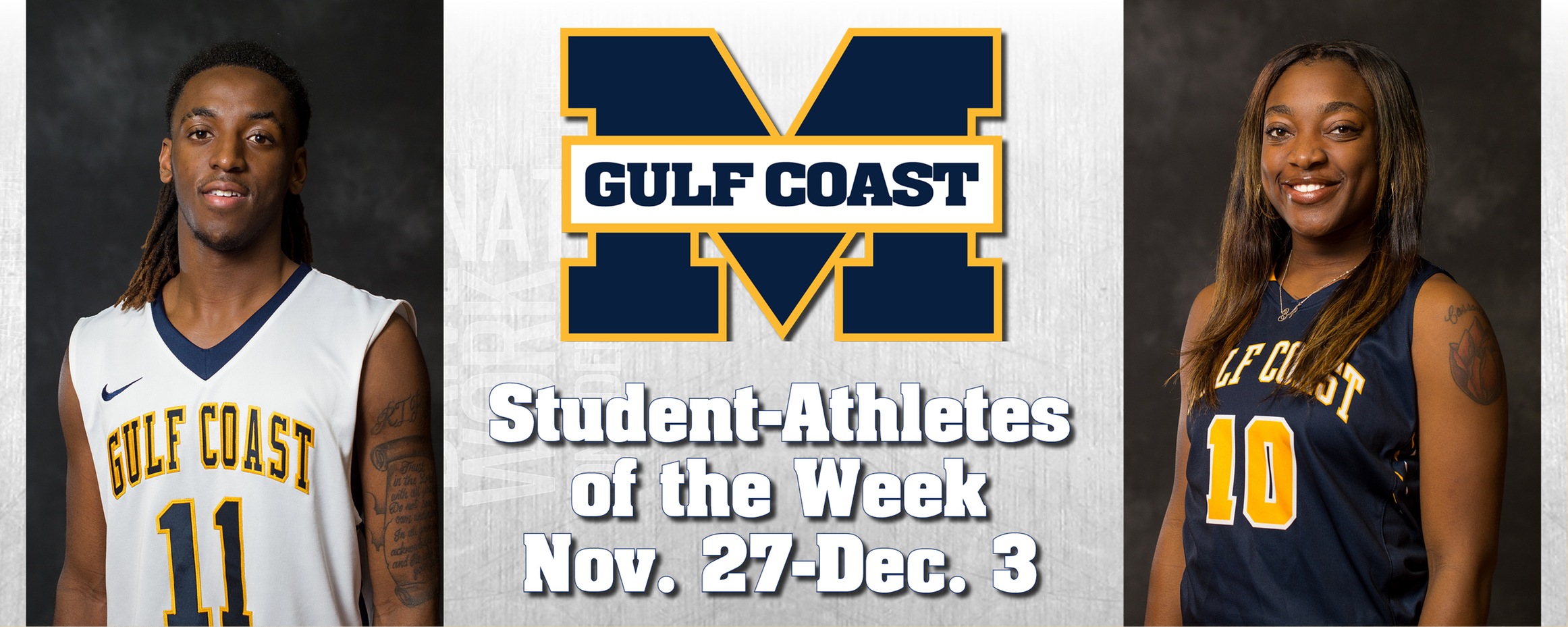 Spivery, Sims named MGCCC Student-Athletes of the Week