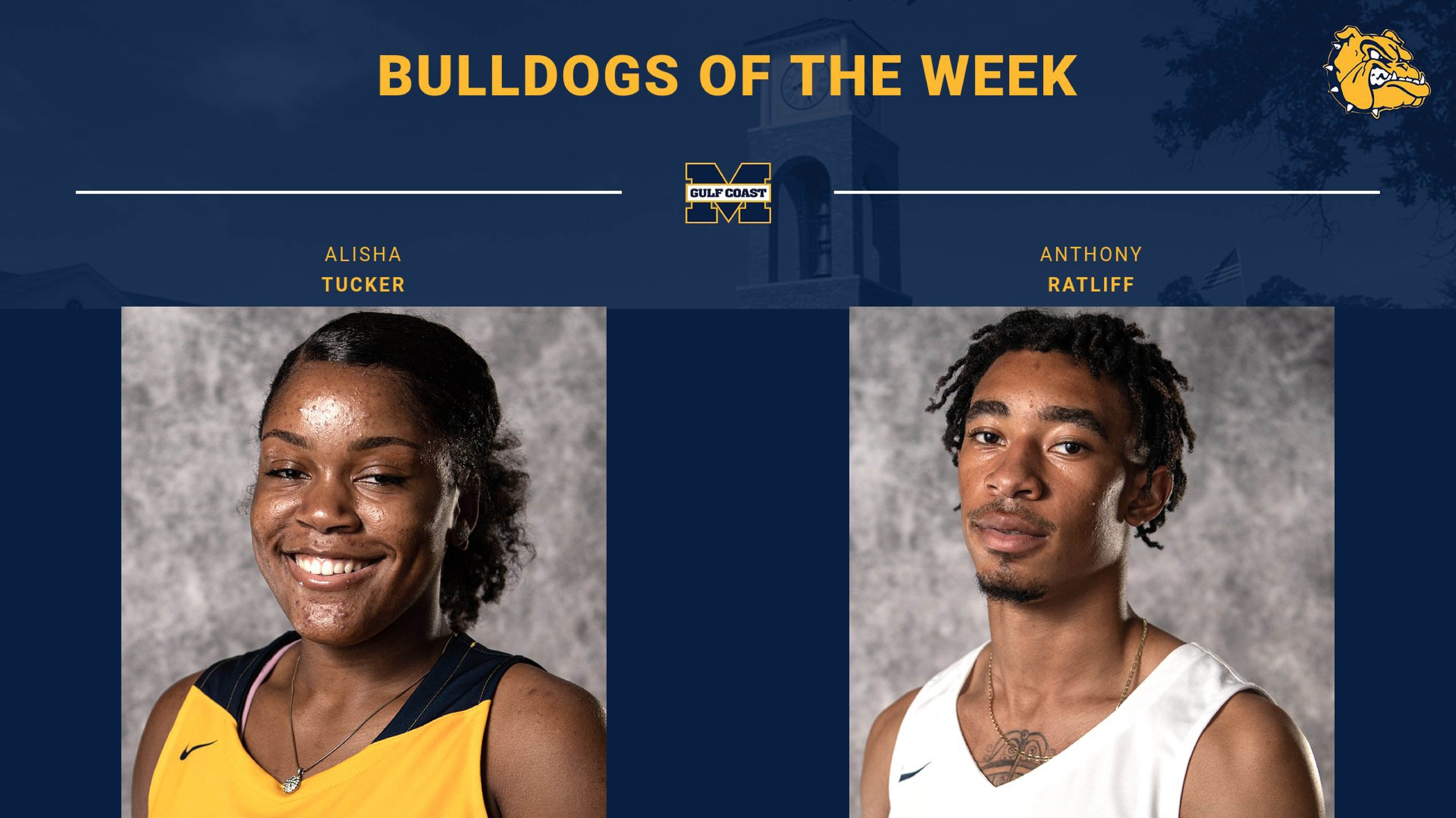 Tucker, Ratliff named Bulldogs of the Week