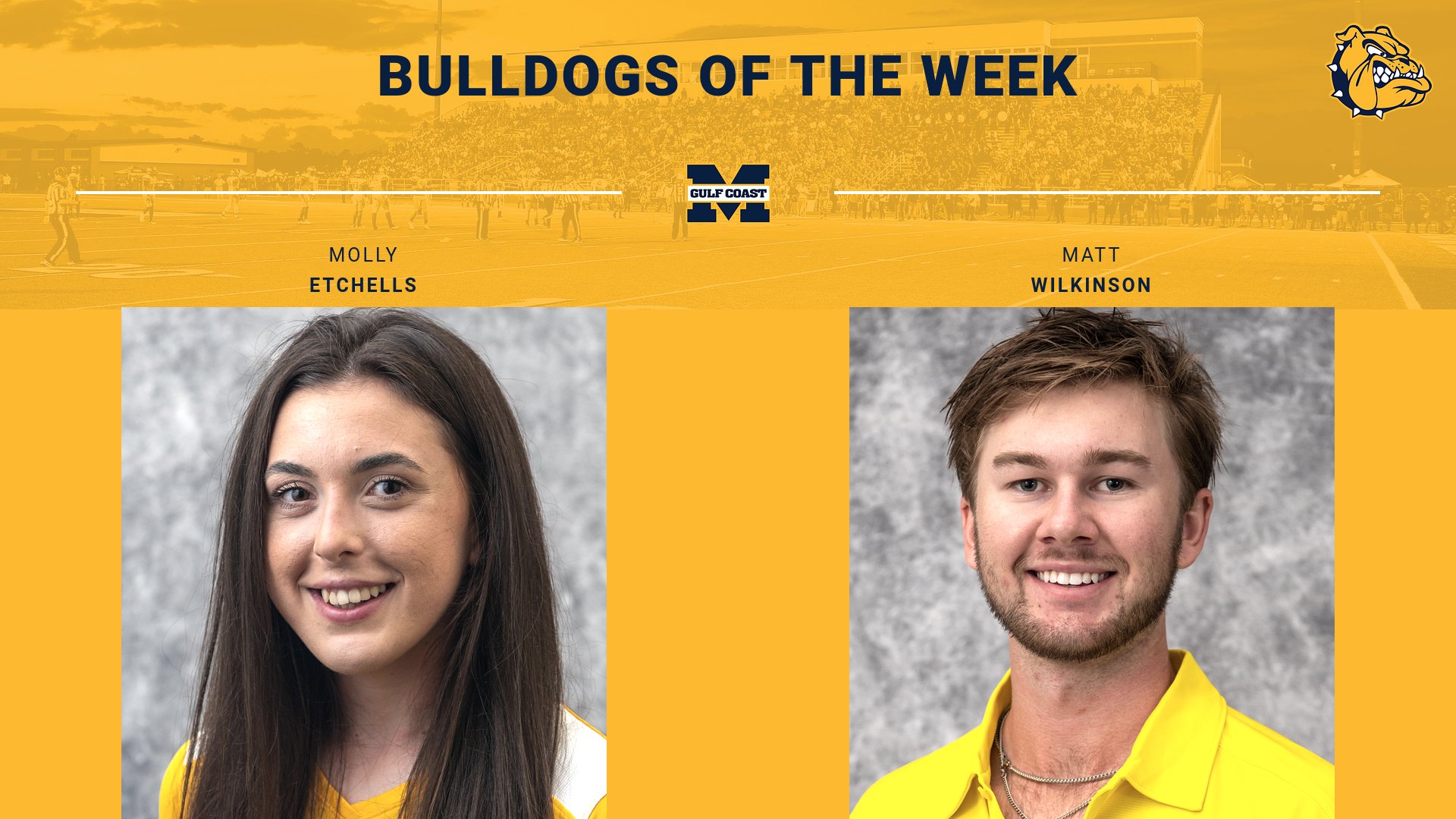 Etchells, Wilkinson named Bulldogs of the Week