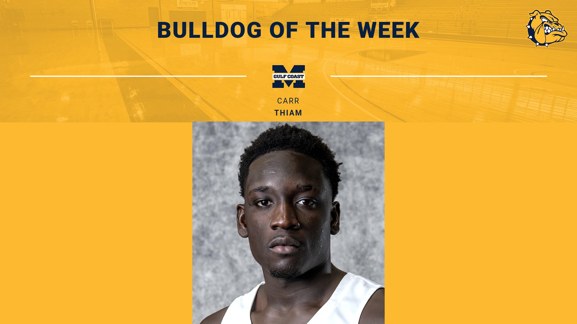 Thiam named Bulldog of the Week