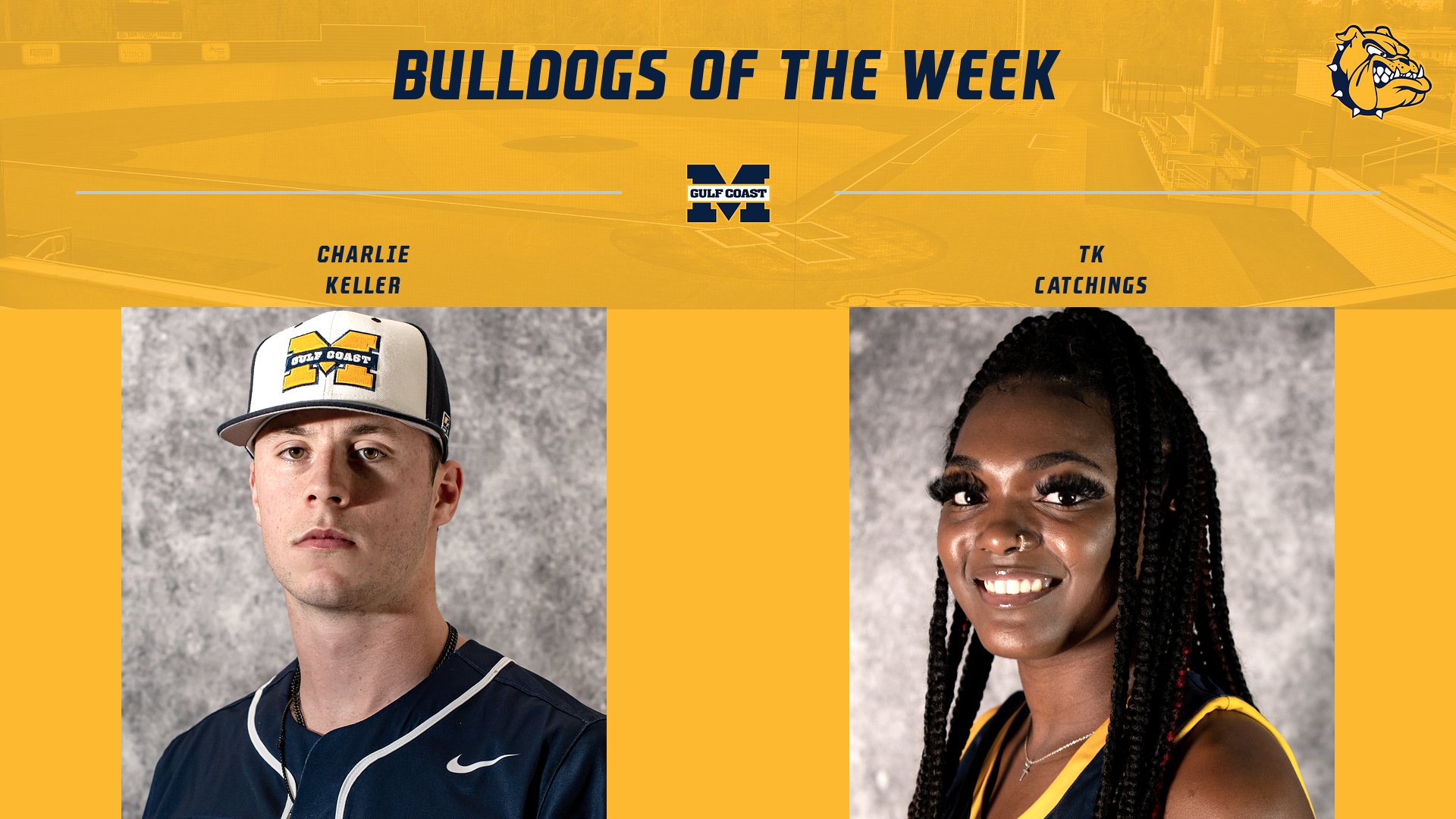 Keller, Catchings named Bulldogs of the Week