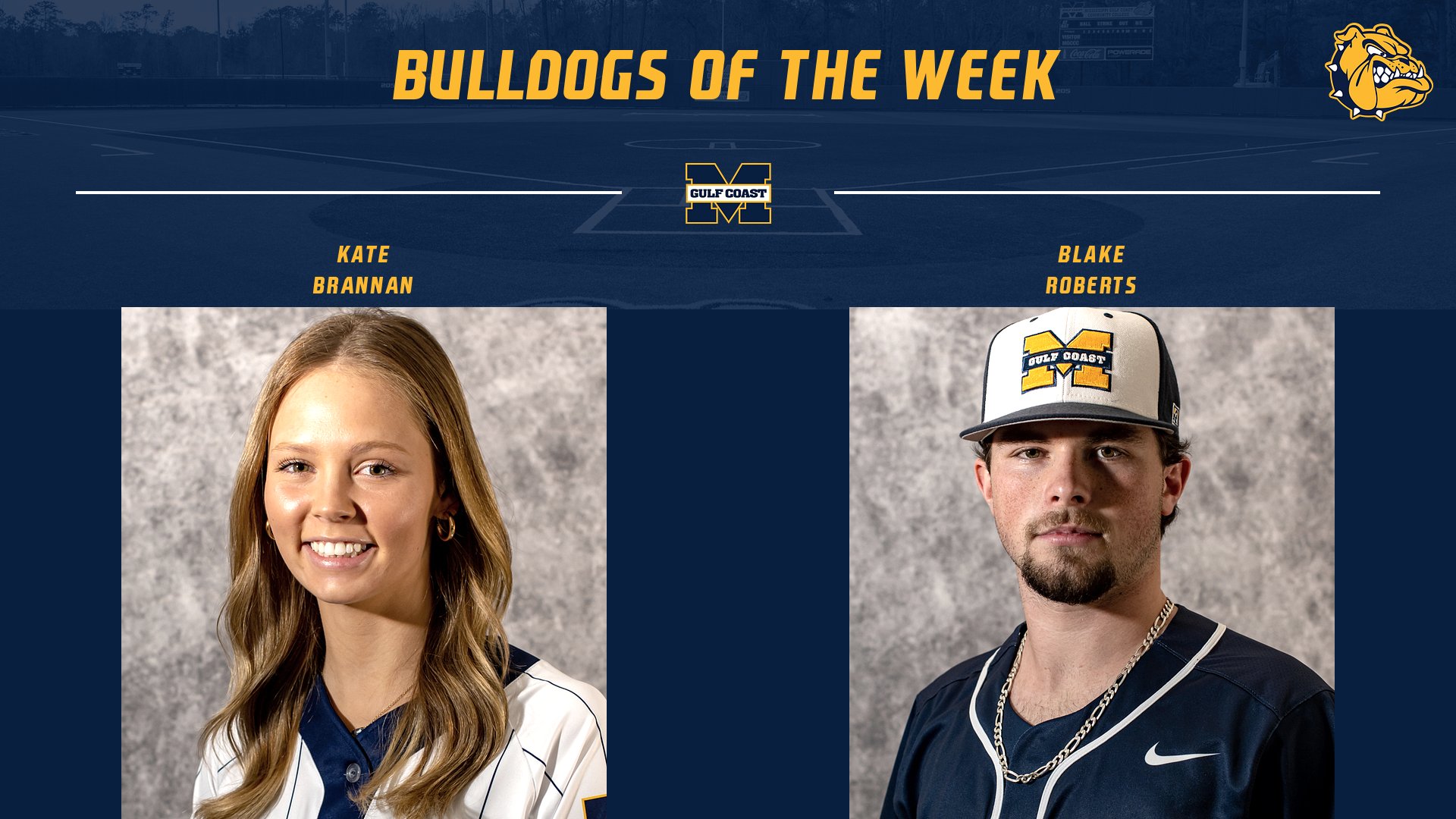 Brannan, Roberts named Bulldogs of the Week