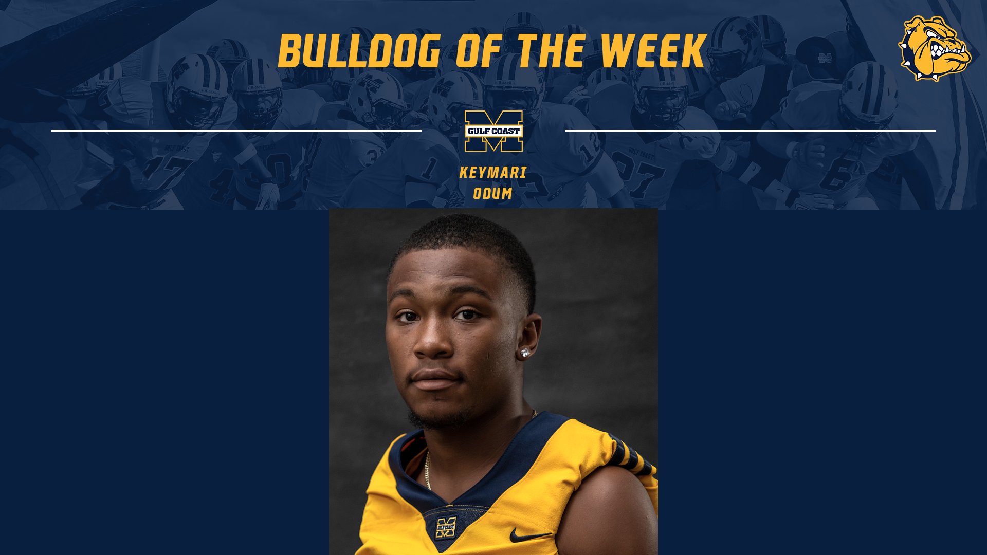 Odum named Bulldog of the Week