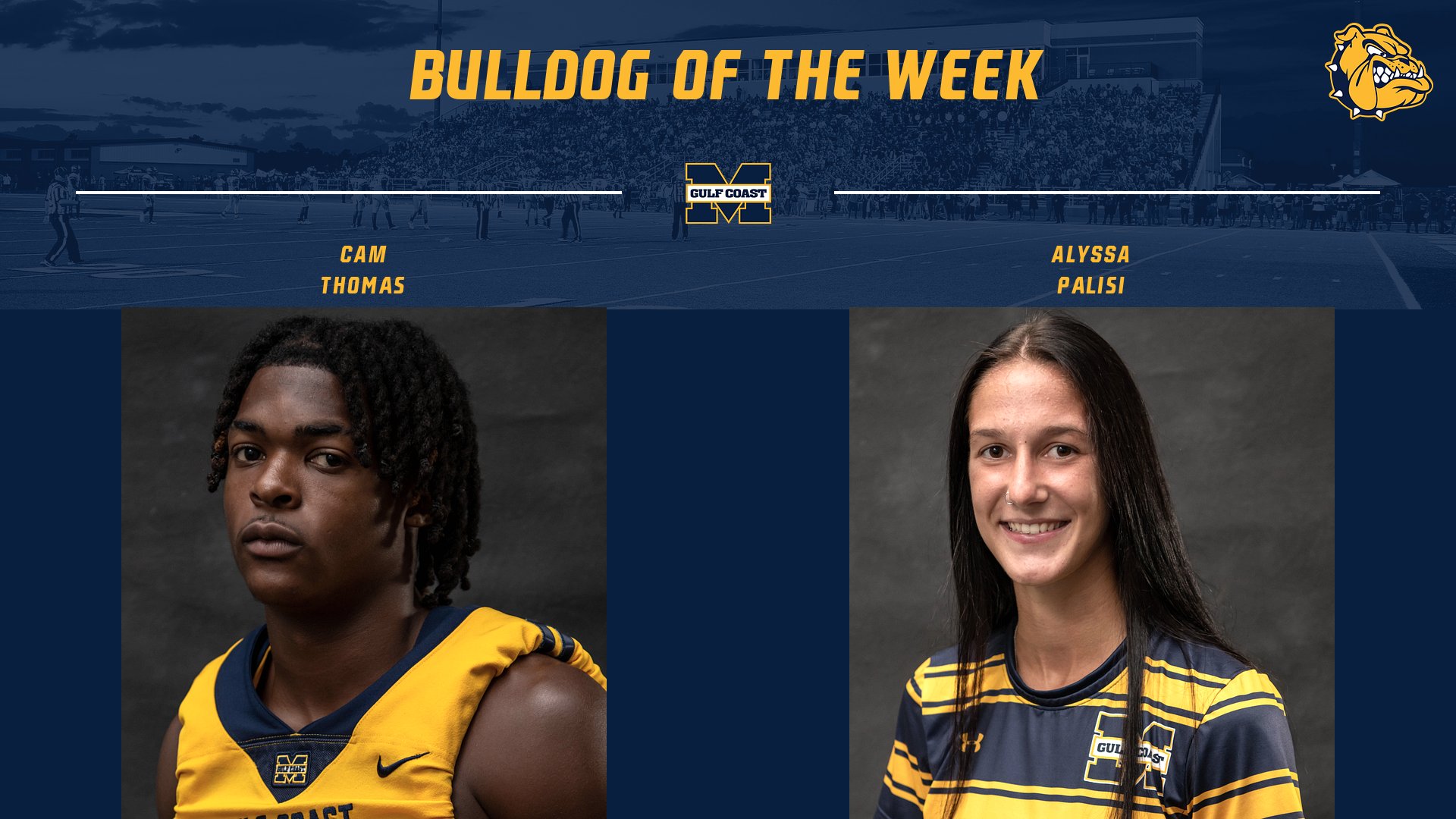 Thomas, Palisi named Bulldogs of the Week