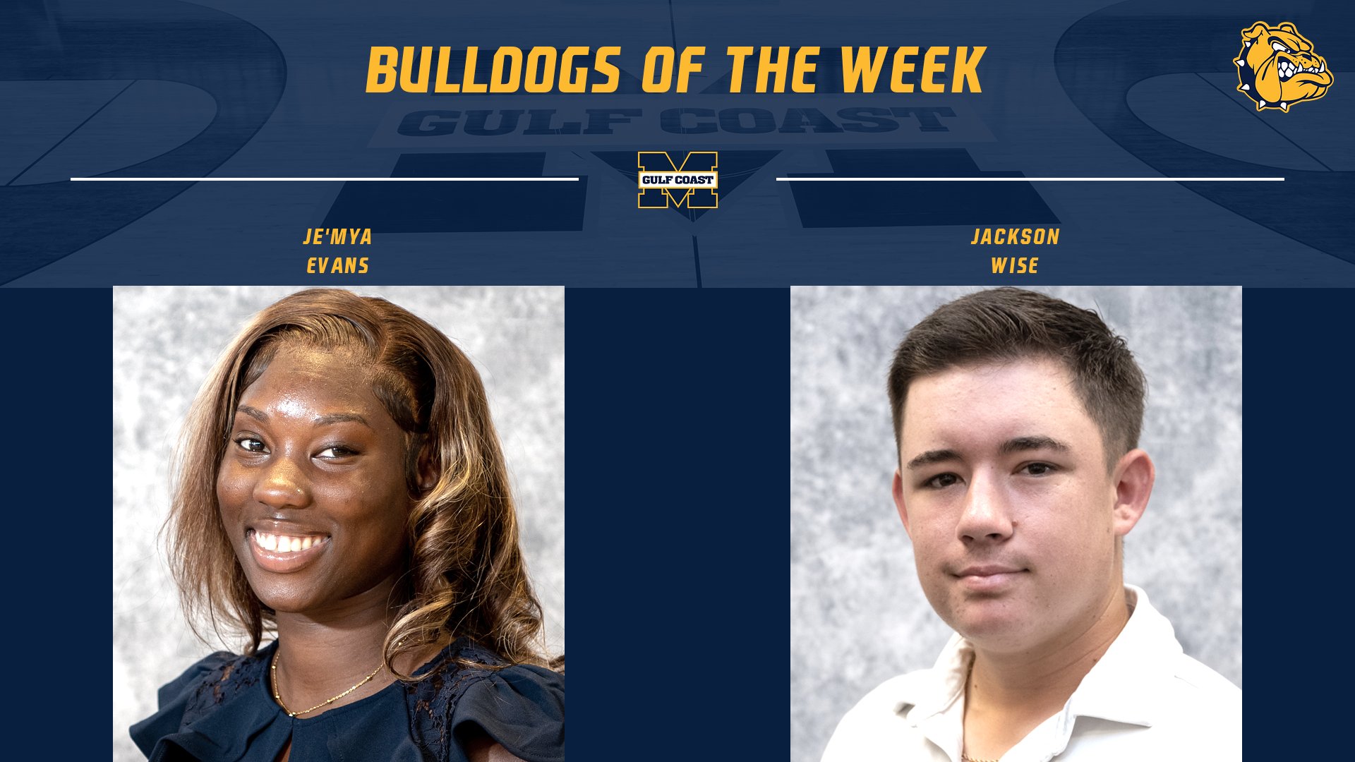 Evans, Wise named Bulldogs of the Week