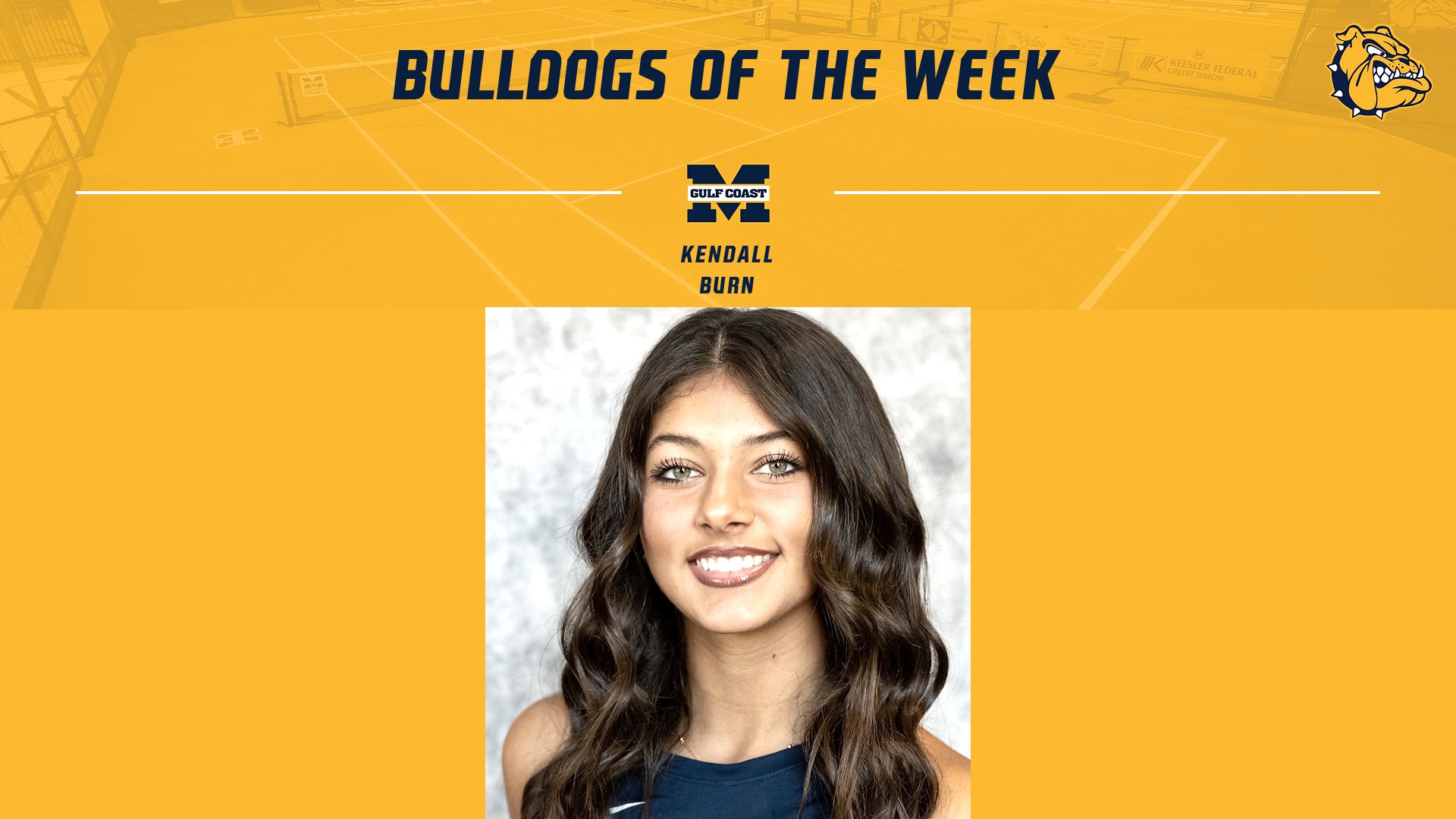 Burn named Bulldog of the Week