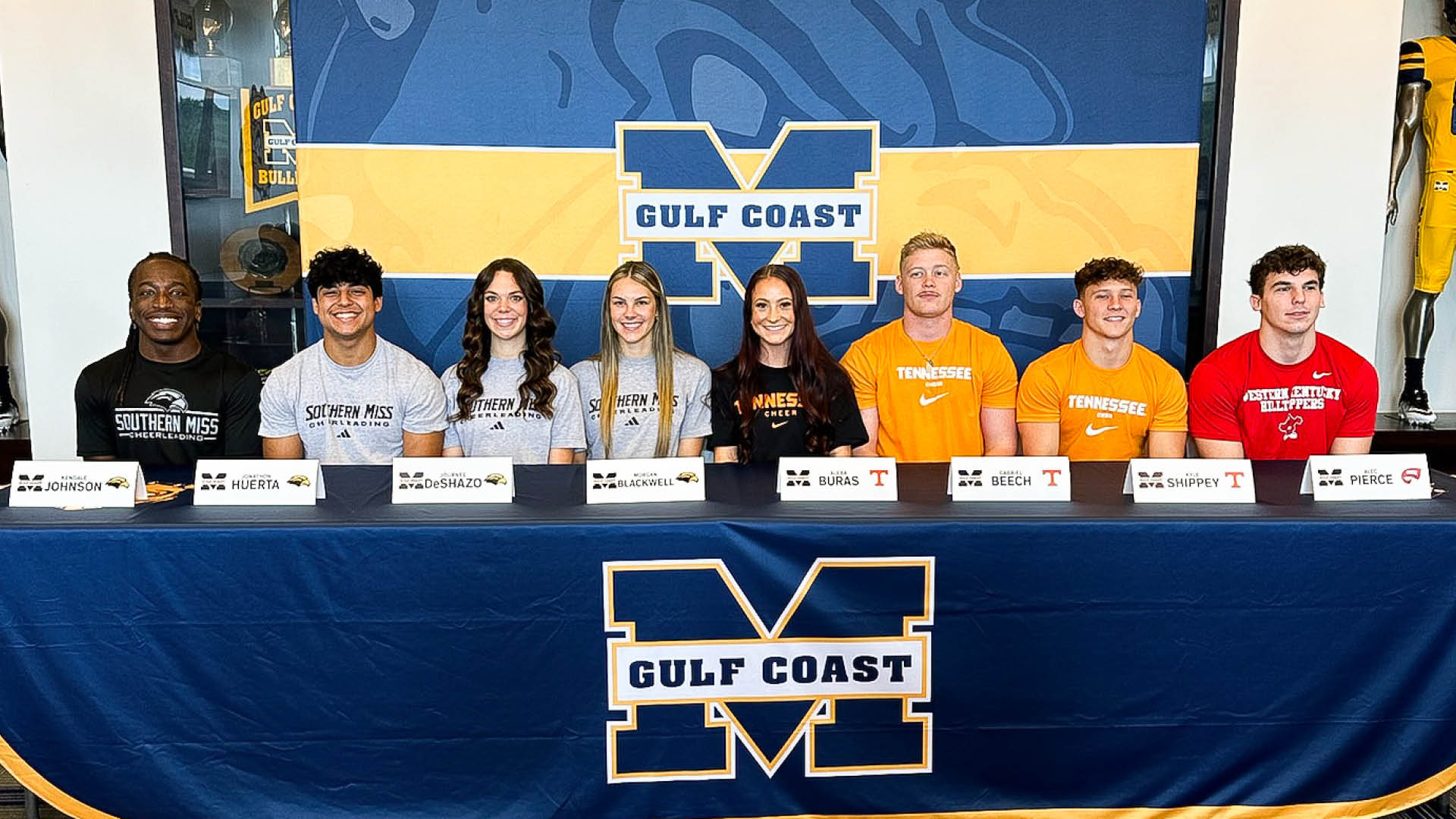 9 MGCCC cheerleaders headed to the Next Level