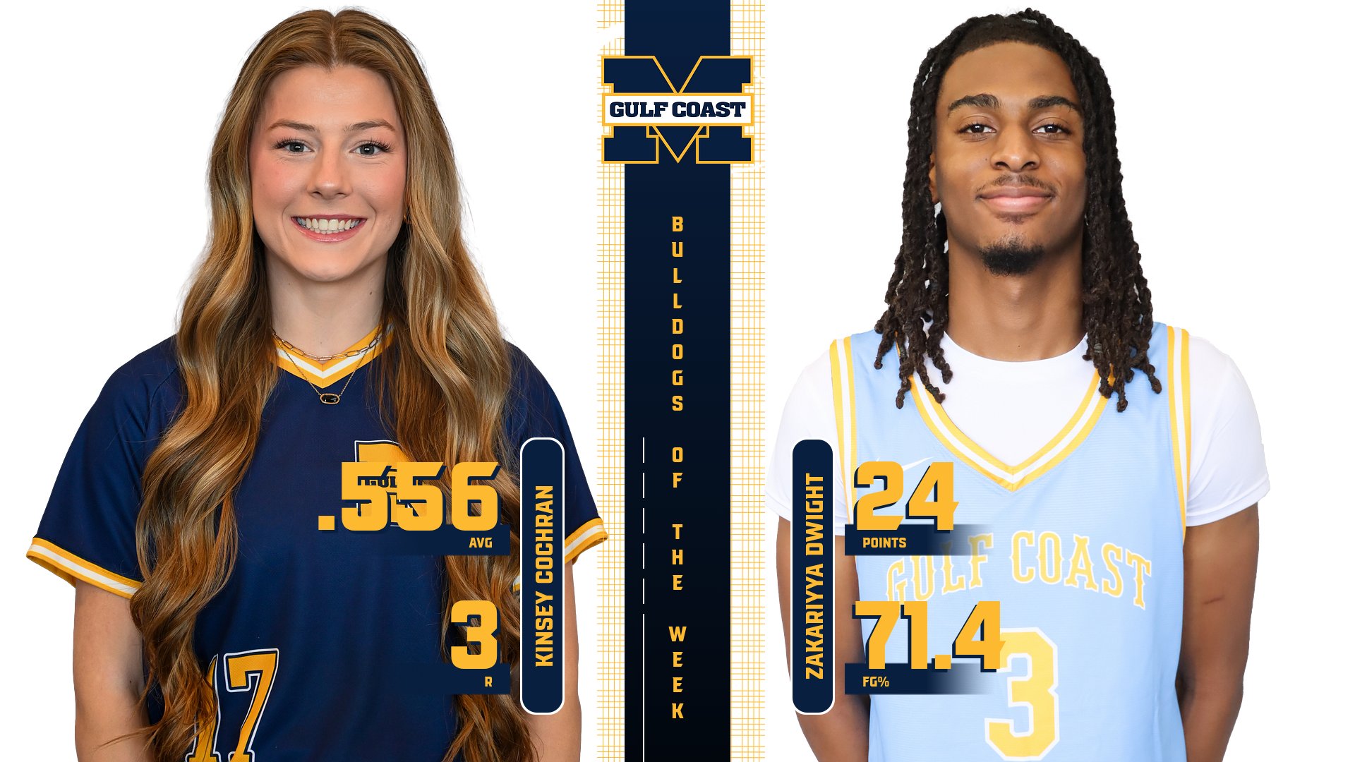 Cochran, Dwight named Bulldogs of the Week