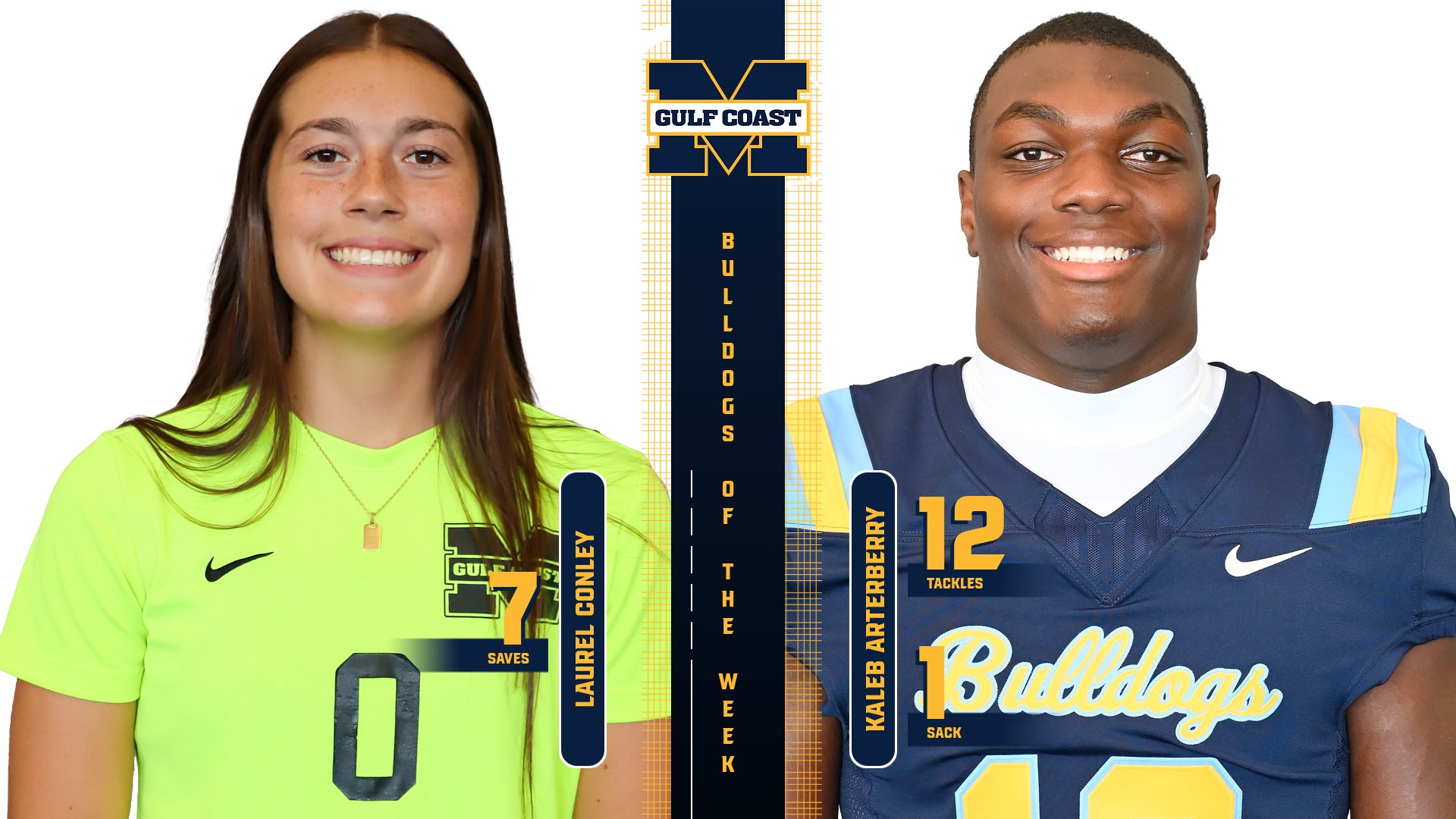 Conley, Arterberry named Bulldogs of the Week
