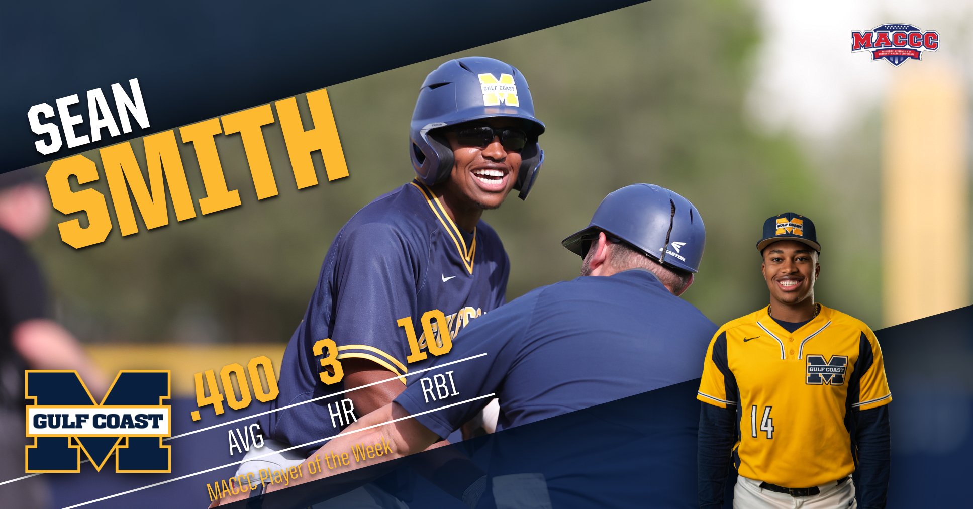 Smith wins MACCC Player of the Week