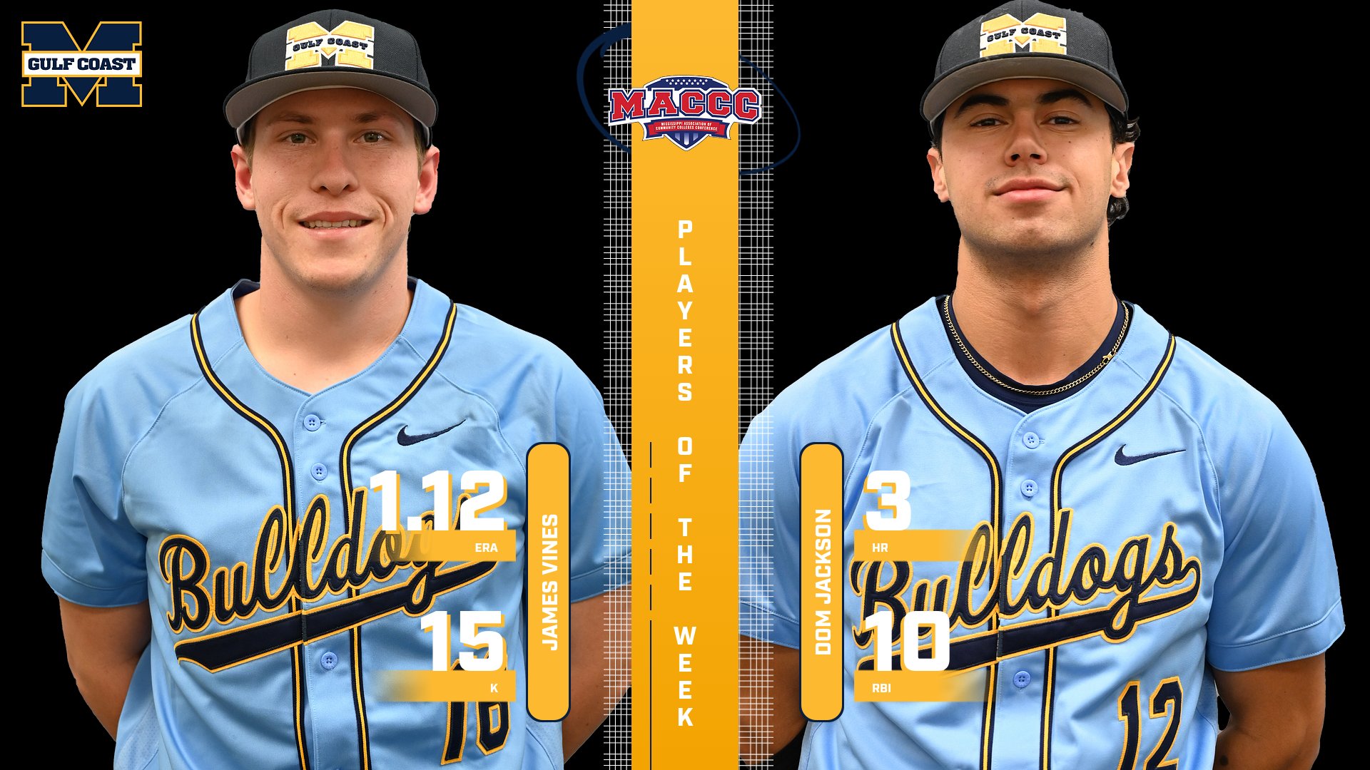 Vines, Jackson sweep MACCC awards