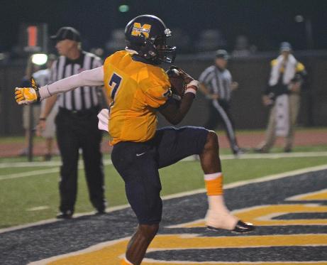 MGCCC QB Jason Smith scores one of his four rushing TD&rsquo;S against Northwest Sept. 4.