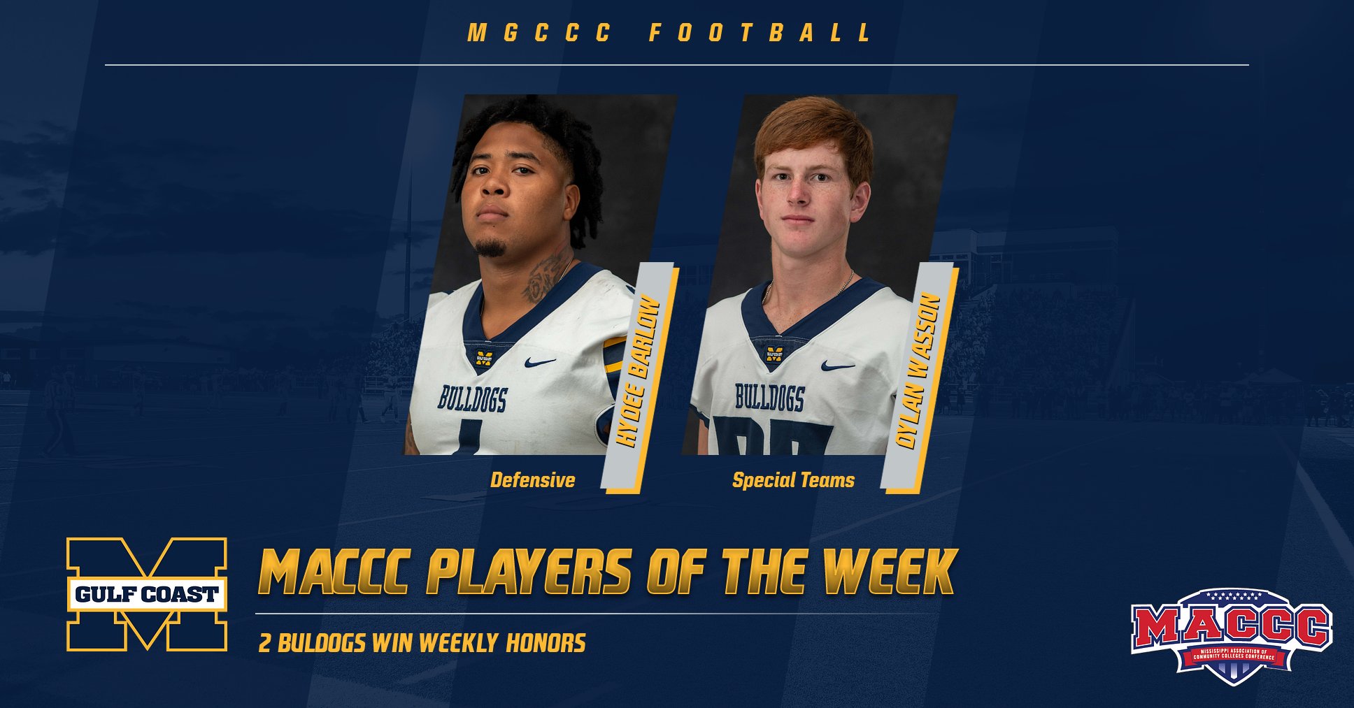 Barlow, Wasson win MACCC awards