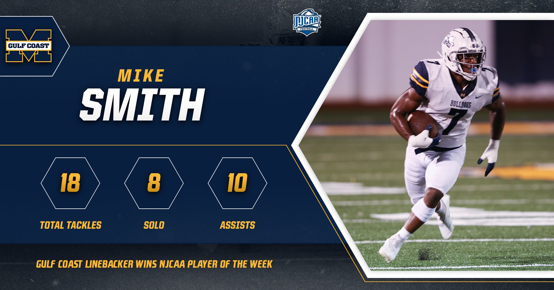Smith wins NJCAA honor