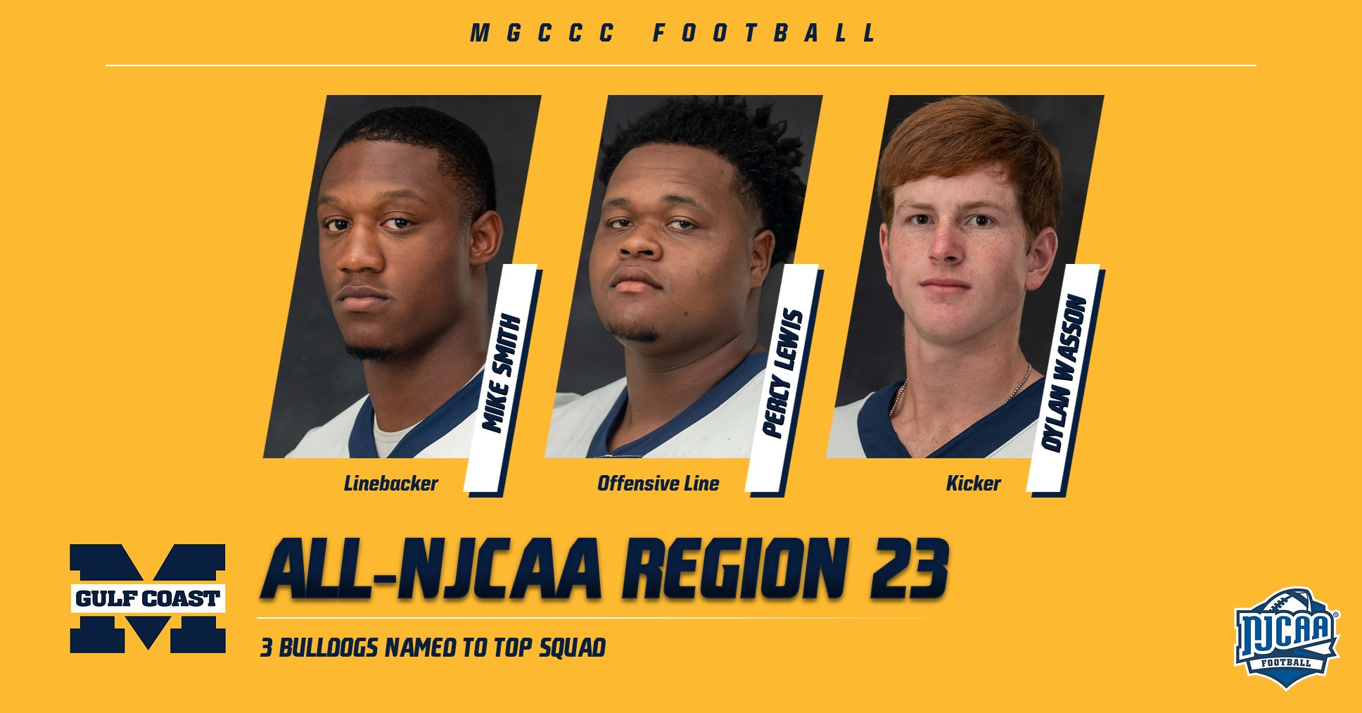 Smith, Lewis, Wasson make All-Region