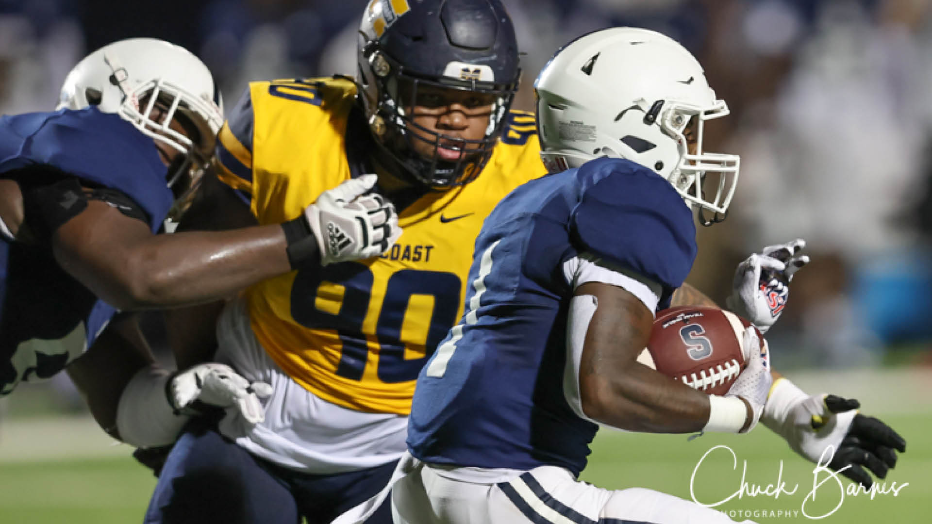 No. 4 Gulf Coast lights up scoreboard in 55-36 win