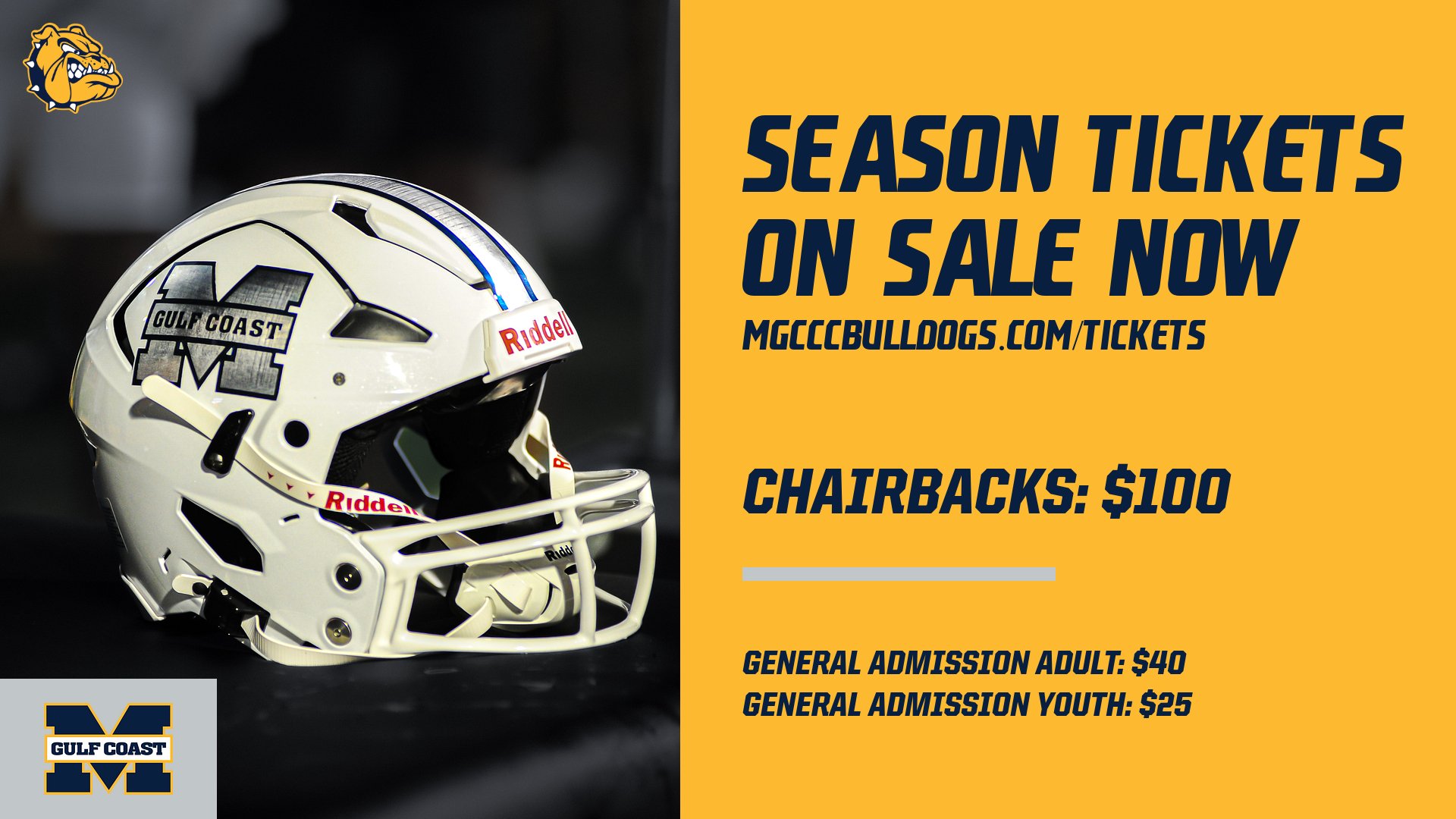 Buy your Bulldog football tickets now