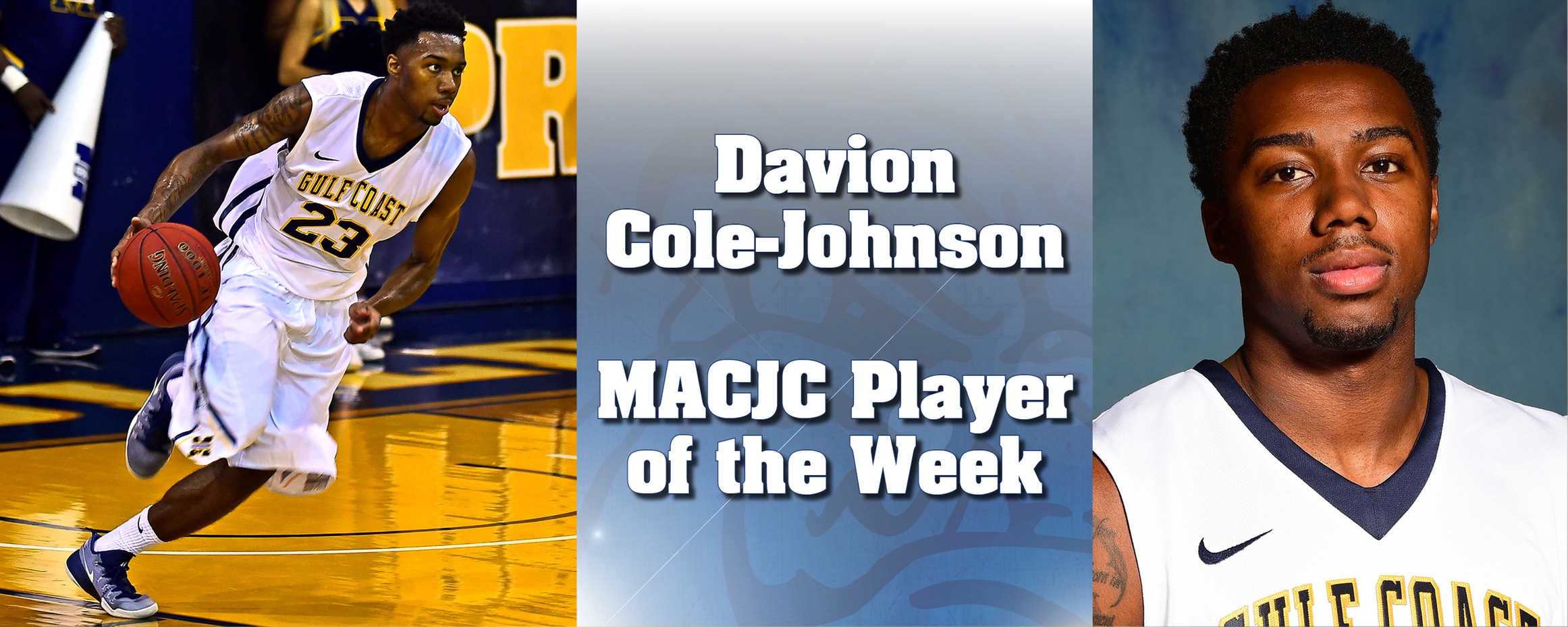 Davion Cole-Johnson wins MACJC Player of the Week