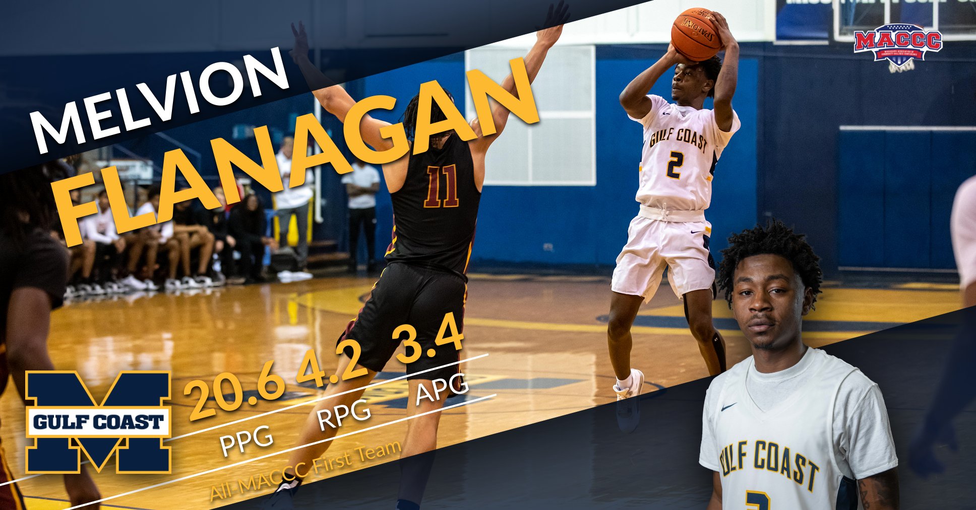 Flanagan named All-MACCC again