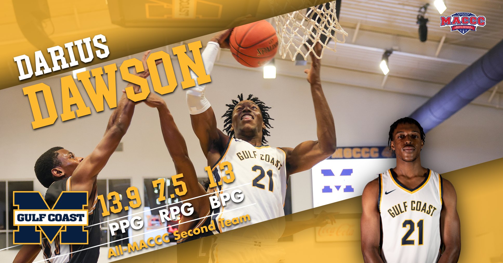 Dawson named All-MACCC