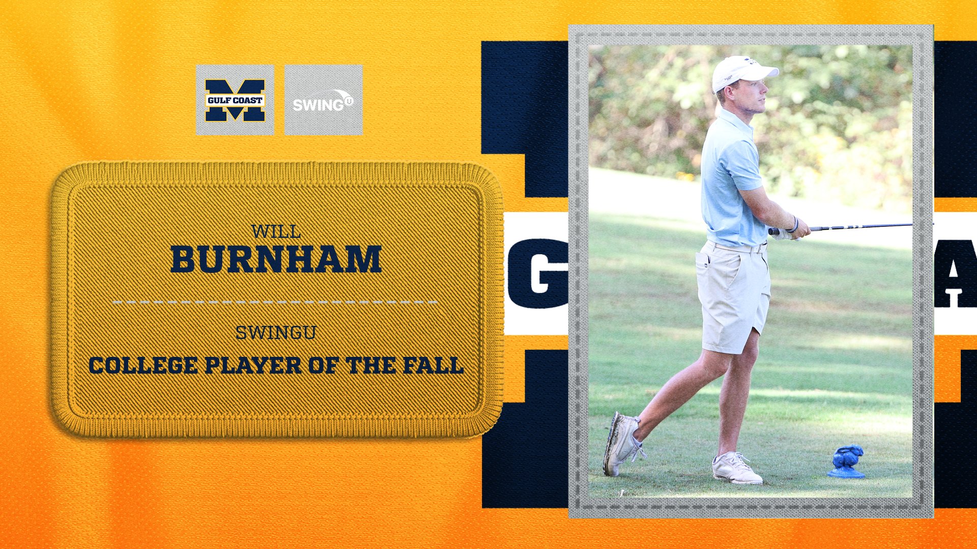 Burnham wins SwingU College Player of the Fall
