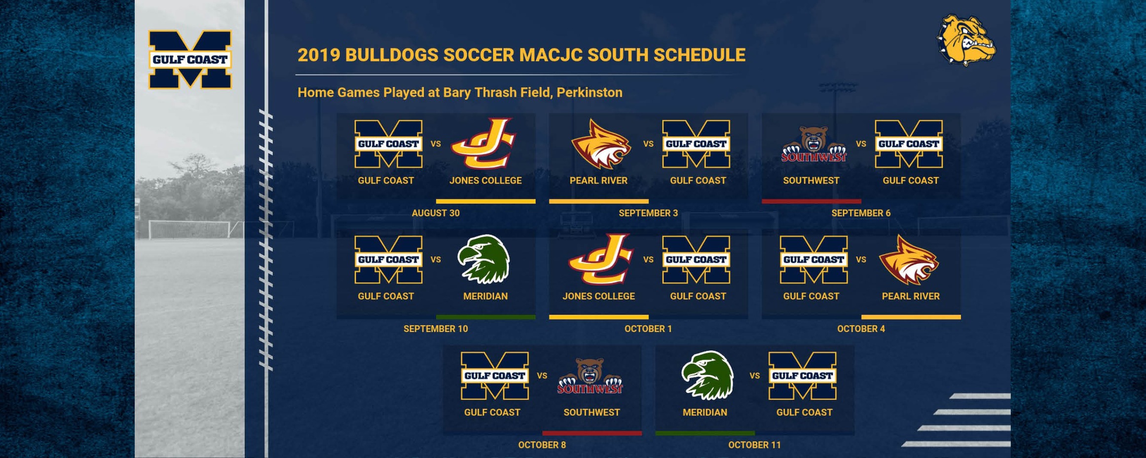 Men&rsquo;s soccer announces 2019 schedule