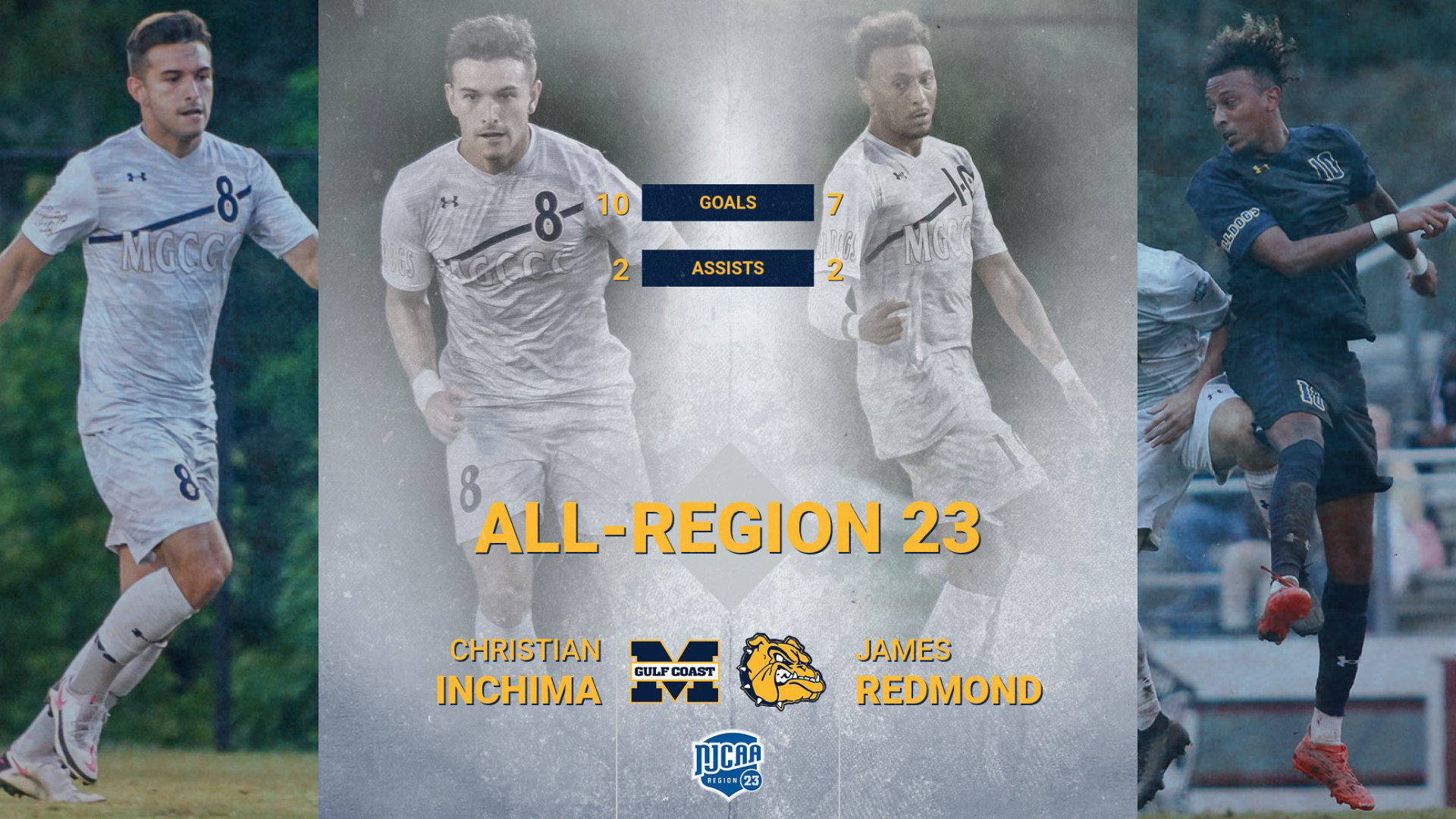 Inchima, Redmond make All-Region 23 team