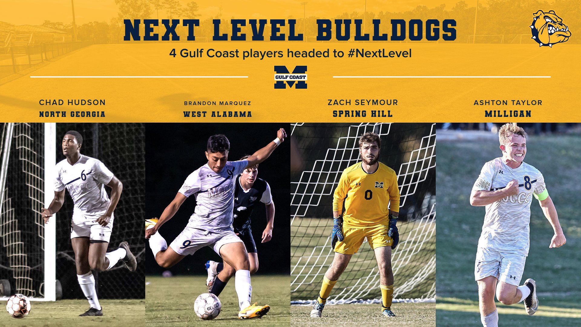 4 Bulldogs head to Next Level