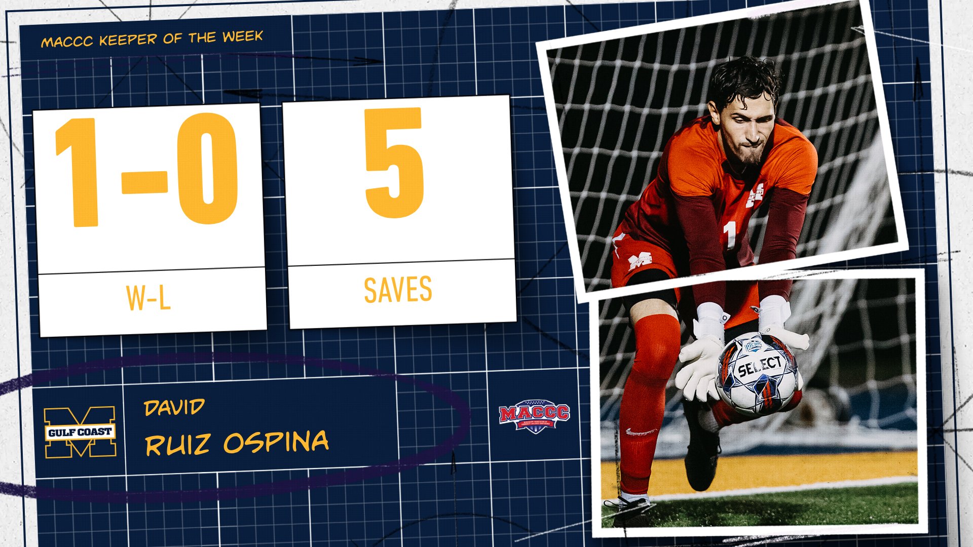 Ruiz Ospina collects another MACCC honor