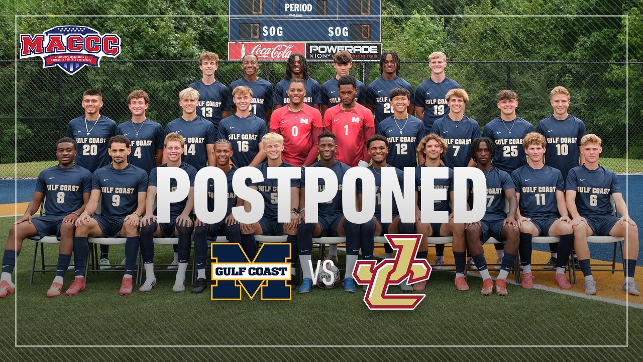Gulf Coast-Jones match postponed