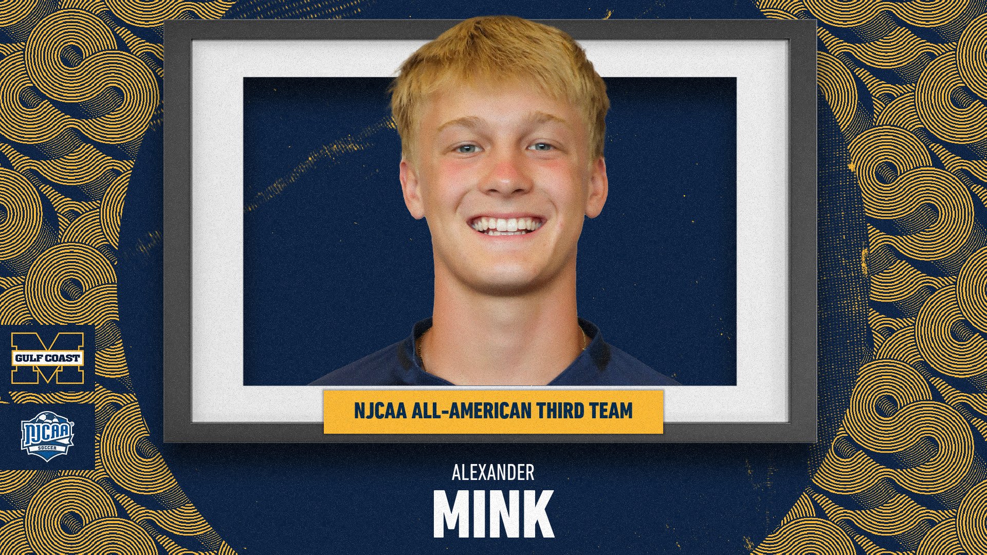 Mink earns second NJCAA All-American prize