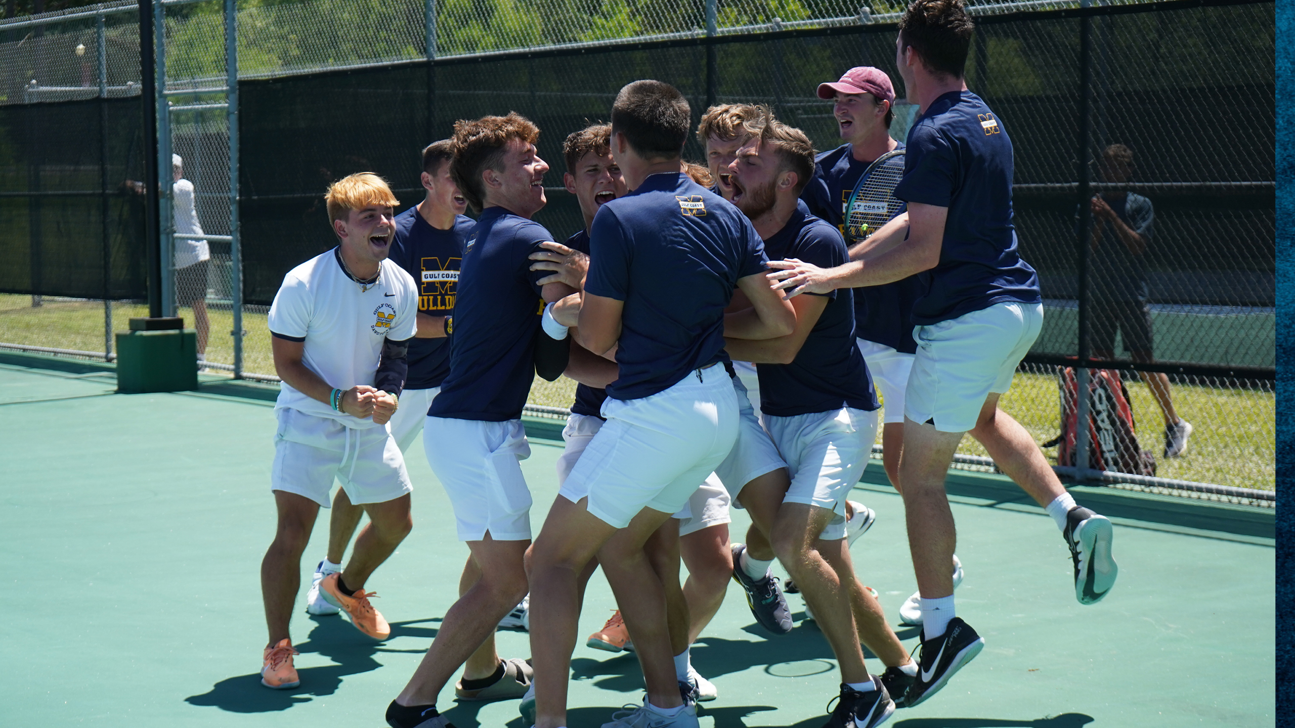 REGION 23 CHAMPS: No. 14 Men&rsquo;s Tennis wins at No. 12 Jones