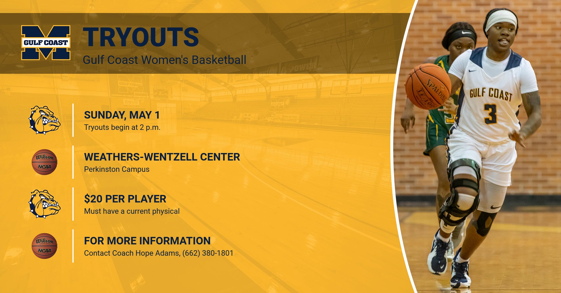 Women&rsquo;s Basketball tryout is May 1