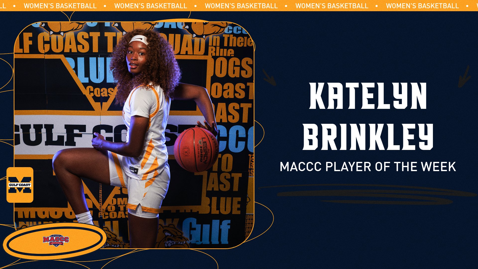 Brinkley named MACCC Player of the Week