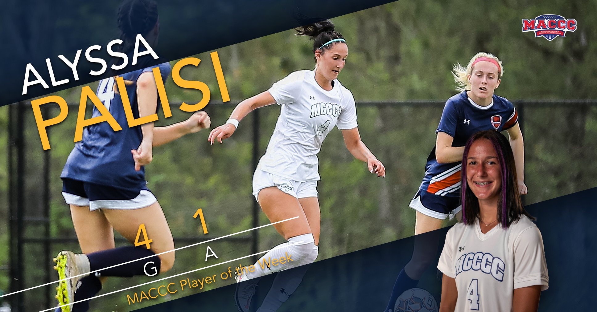 Palisi wins MACCC Player of the Week