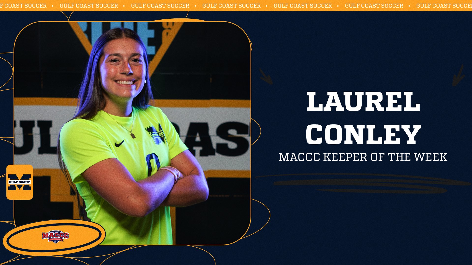 Conley grabs MACCC Keeper of the Week