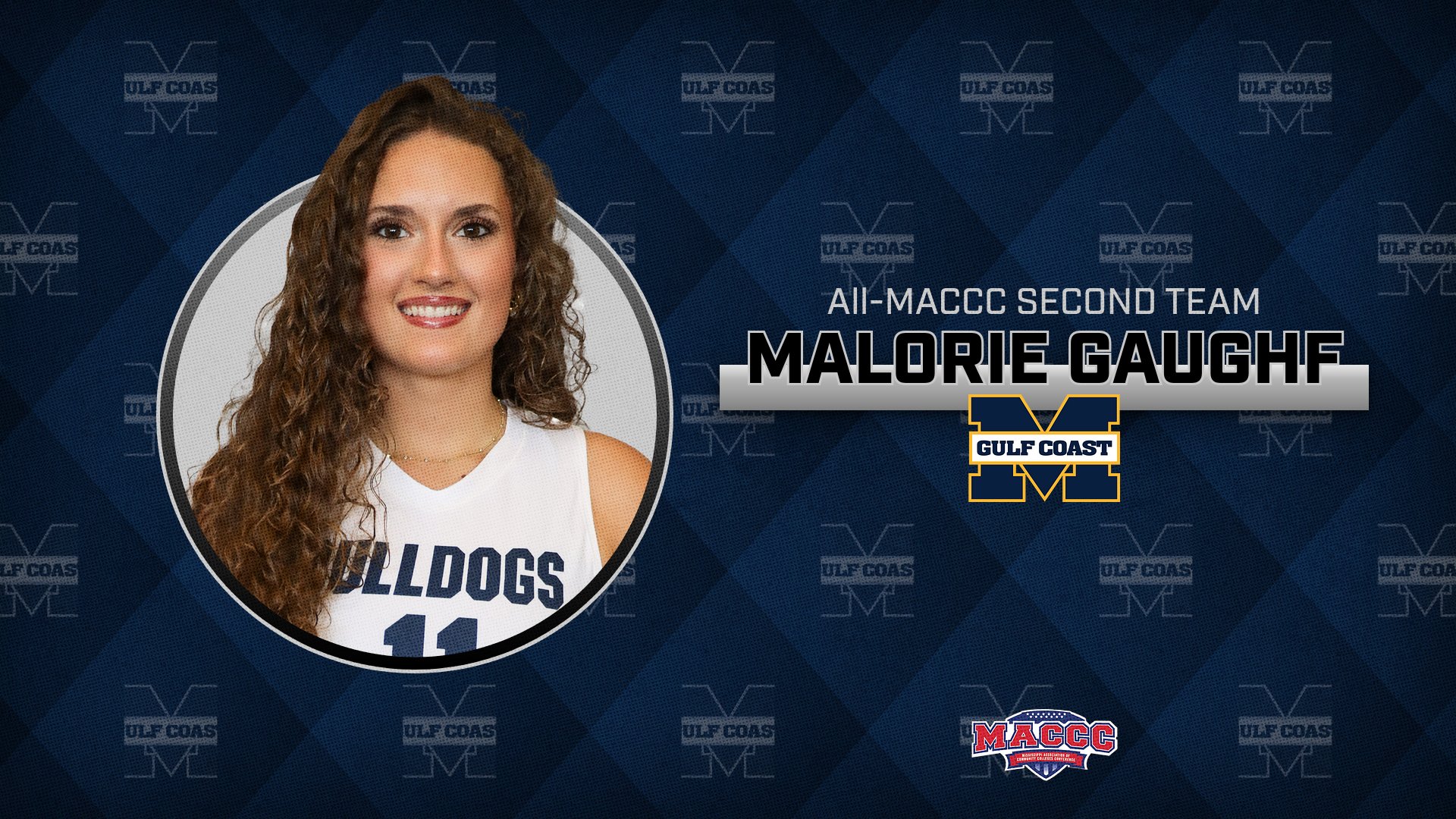 Gaughf named Gulf Coast&rsquo;s first All-MACCC player